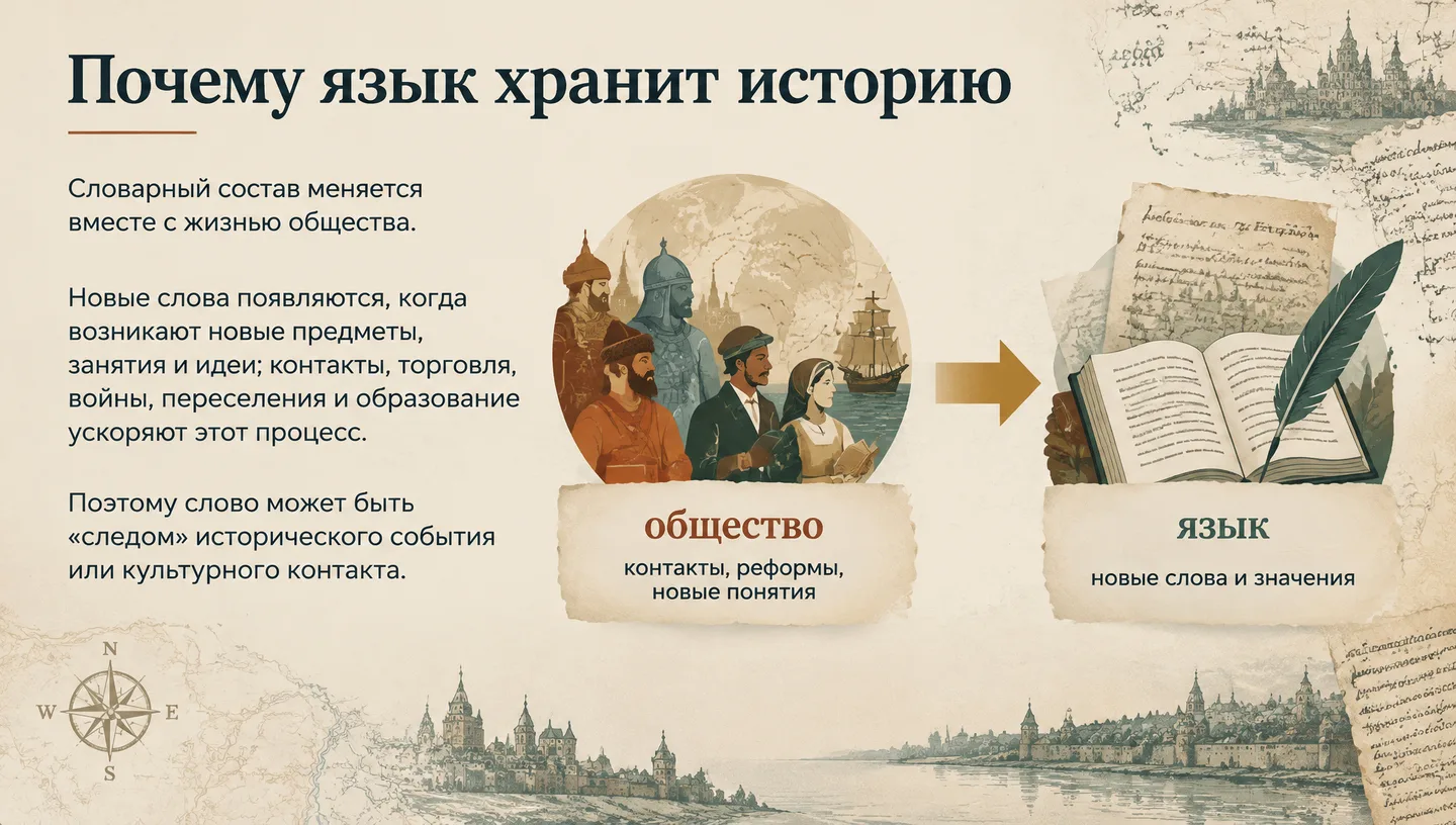 Почему язык хранит историю