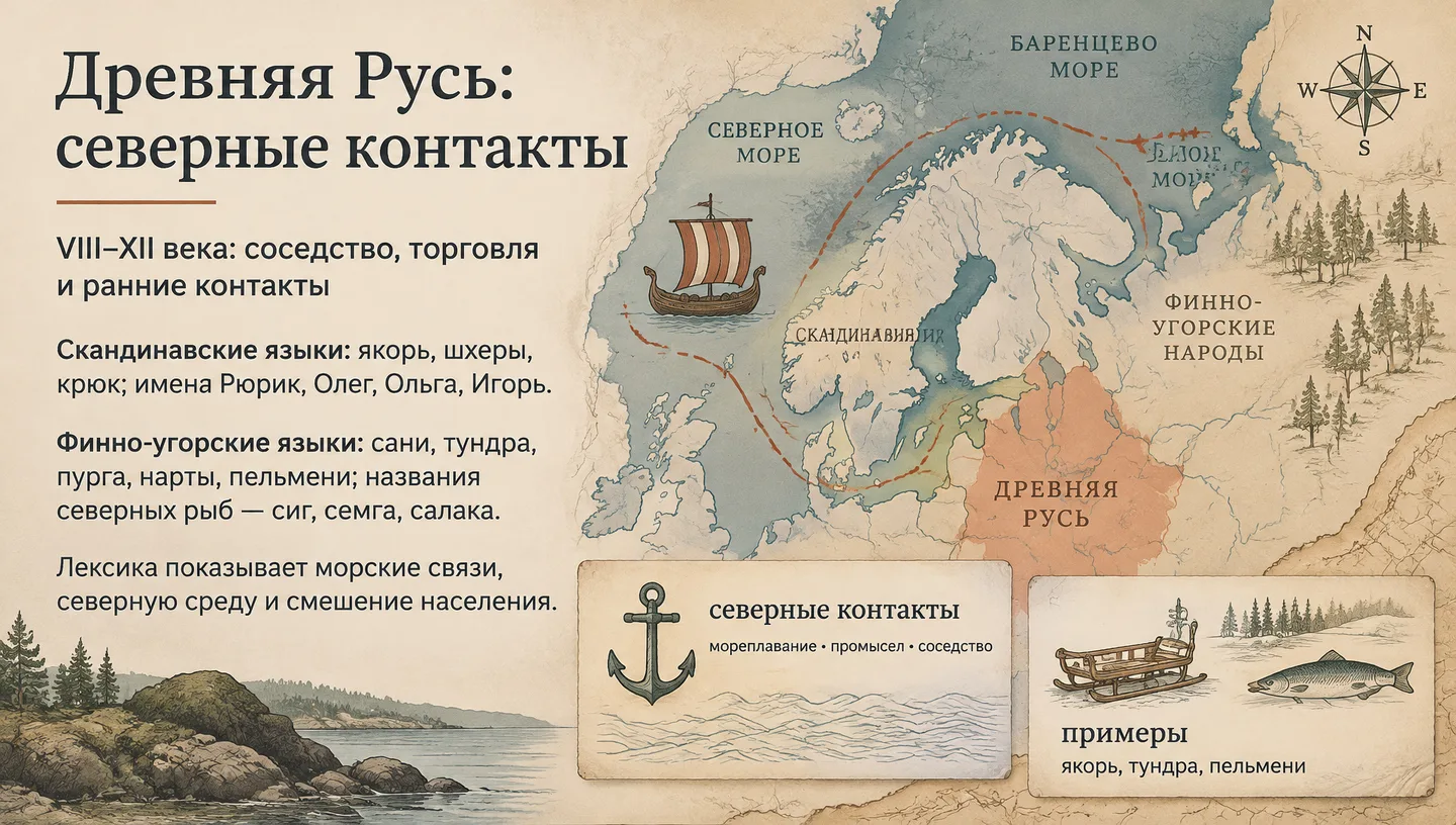 Древняя Русь: северные контакты
