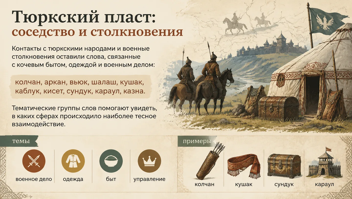 Тюркский пласт: соседство и столкновения
