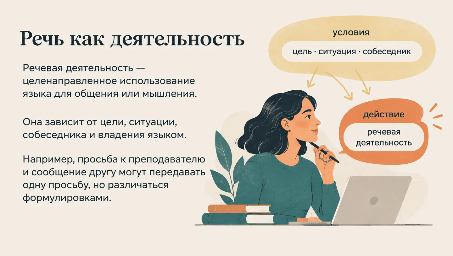 Речь как деятельность