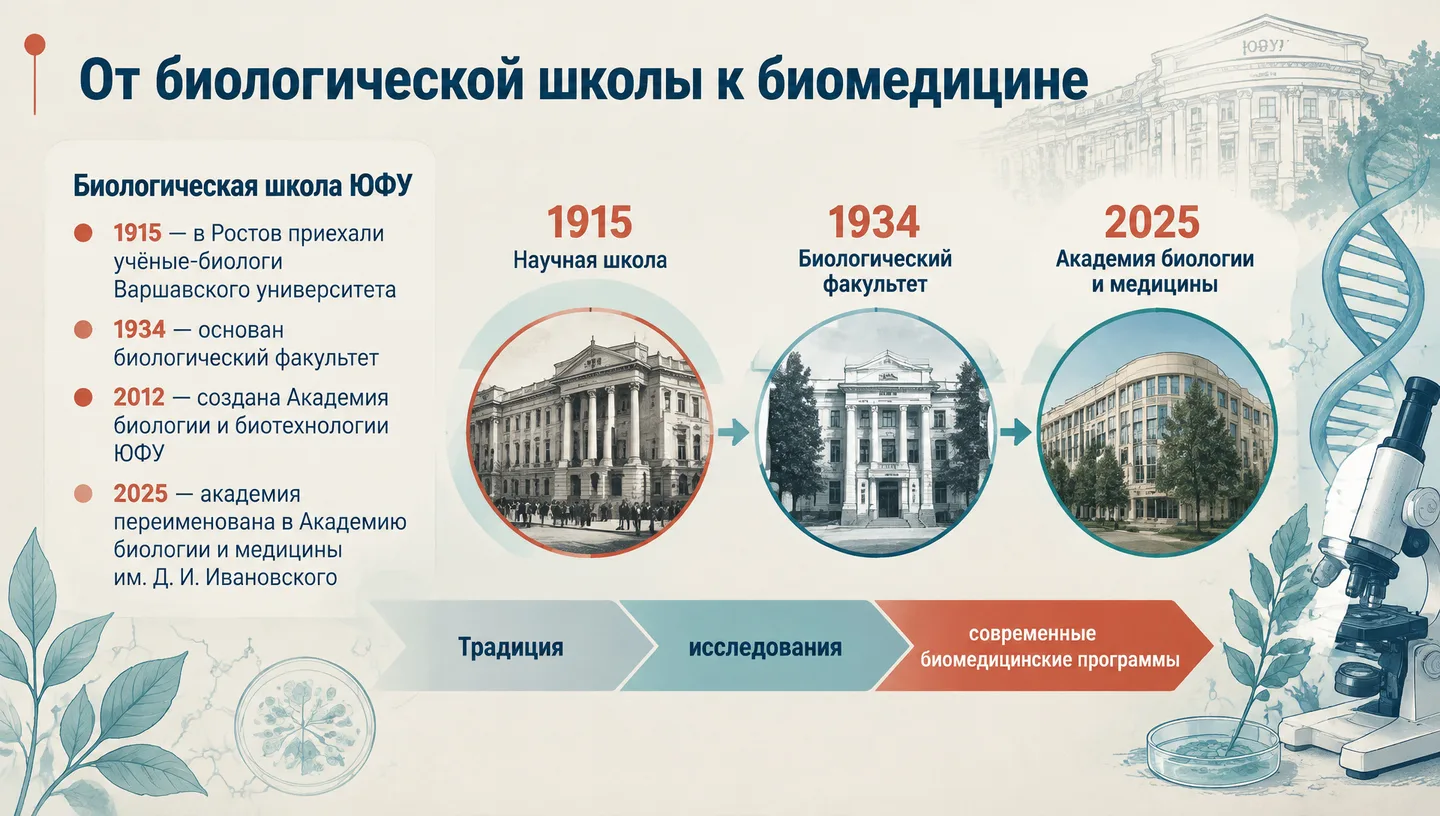 От биологической школы к биомедицине
