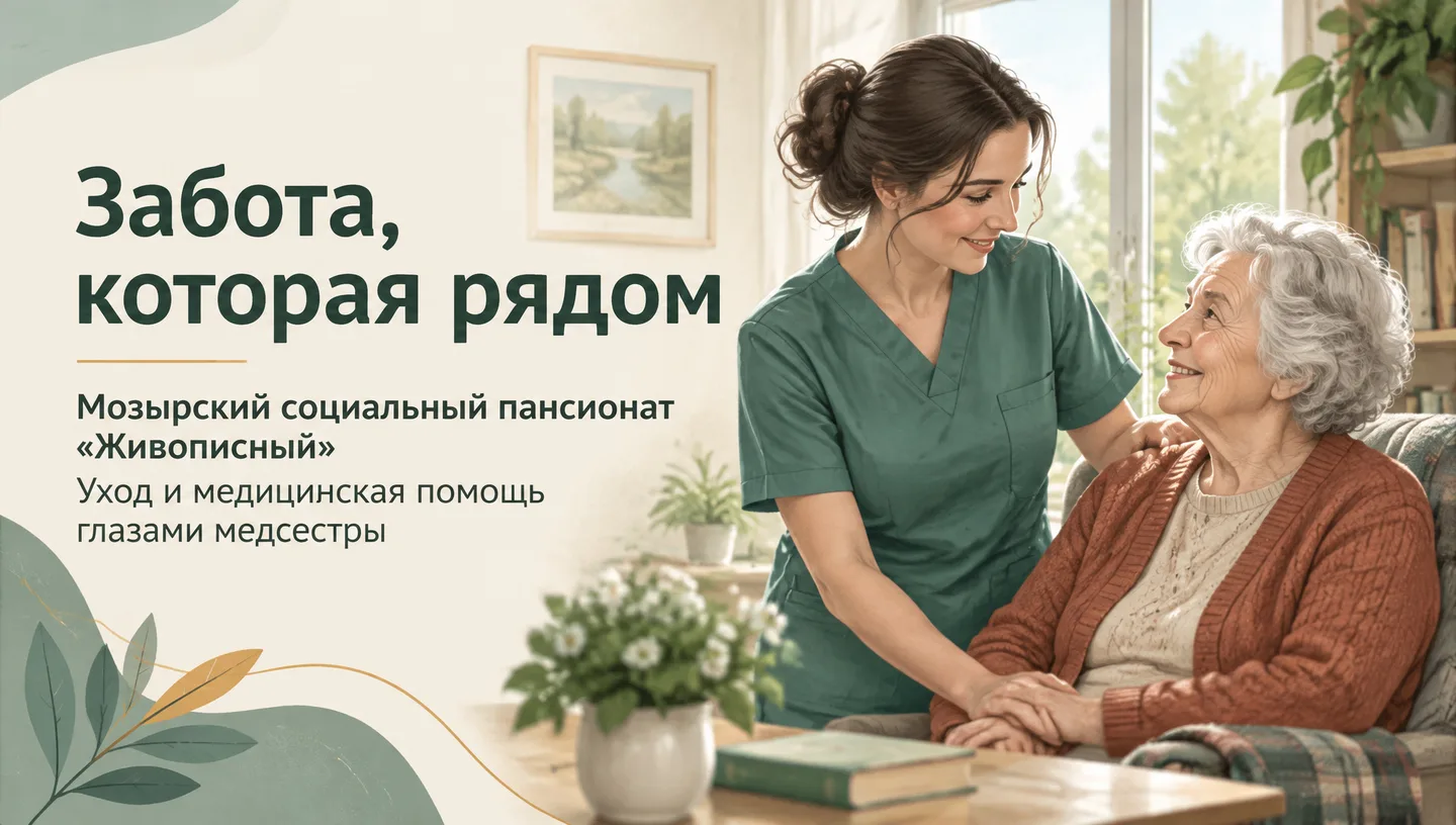 Первый слайд: Забота, которая рядом