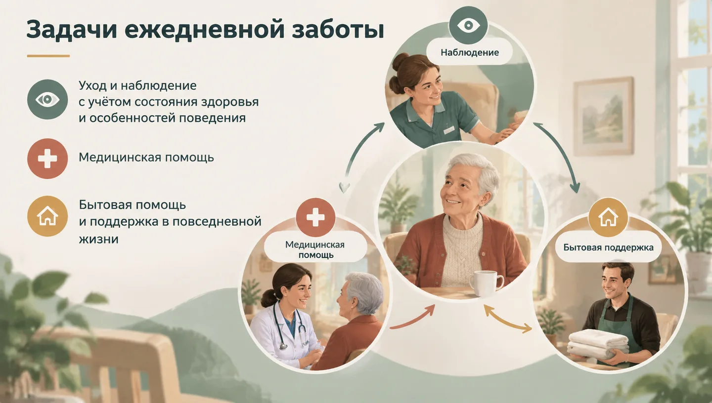 Задачи ежедневной заботы
