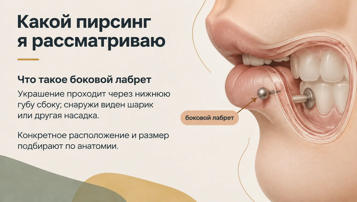 Какой пирсинг я рассматриваю