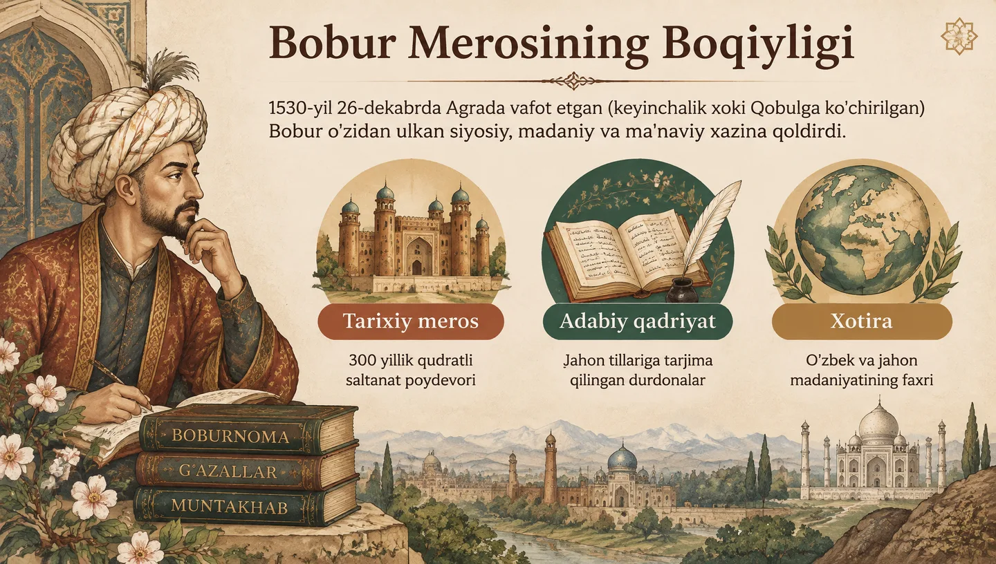 Bobur Merosining Boqiyligi