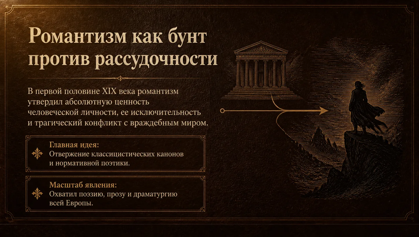 Романтизм как бунт против рассудочности