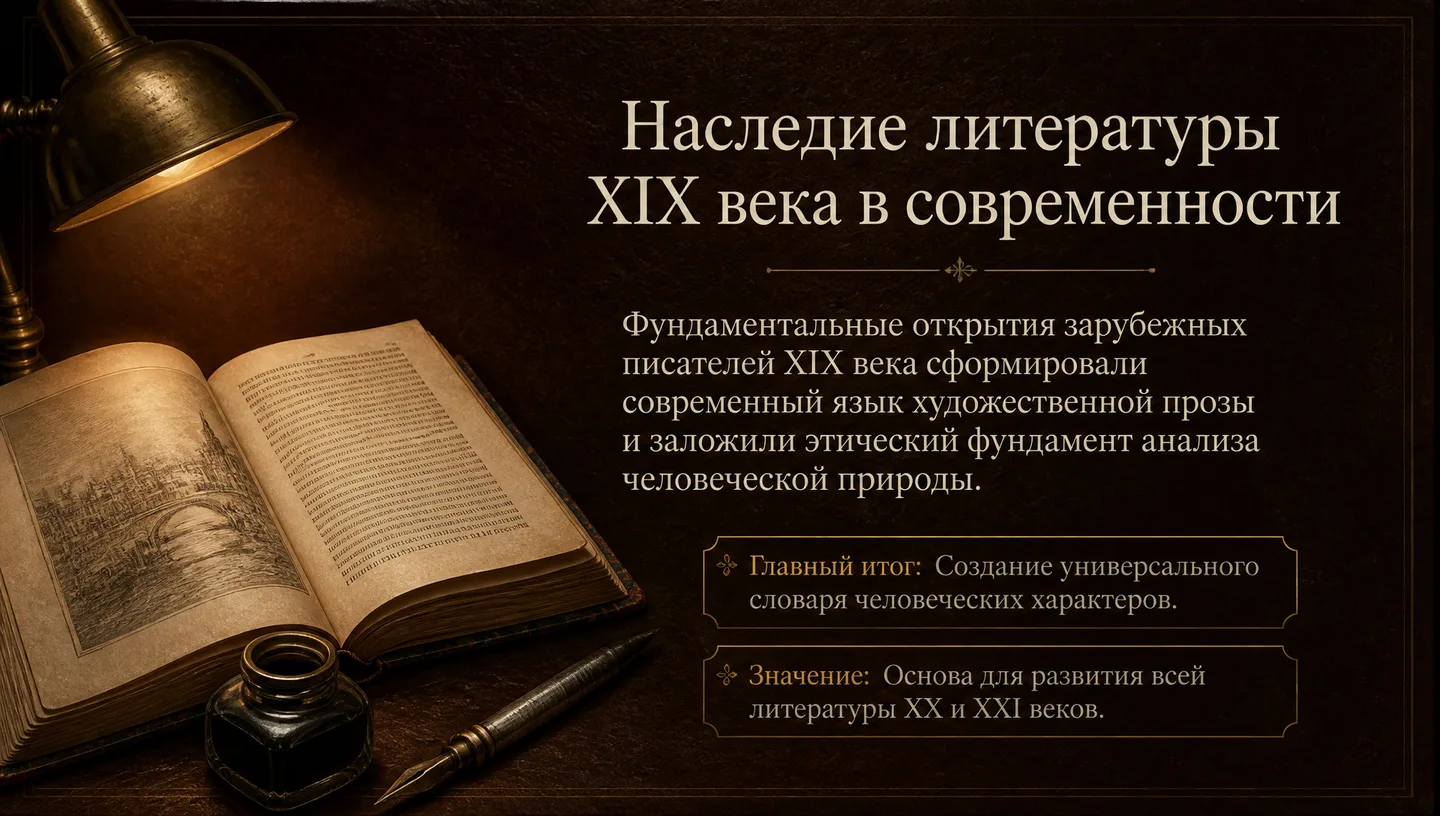 Наследие литературы XIX века в современности