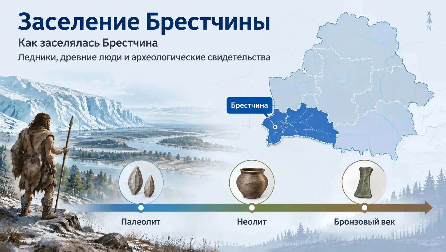 Первый слайд: Заселение Брестчины