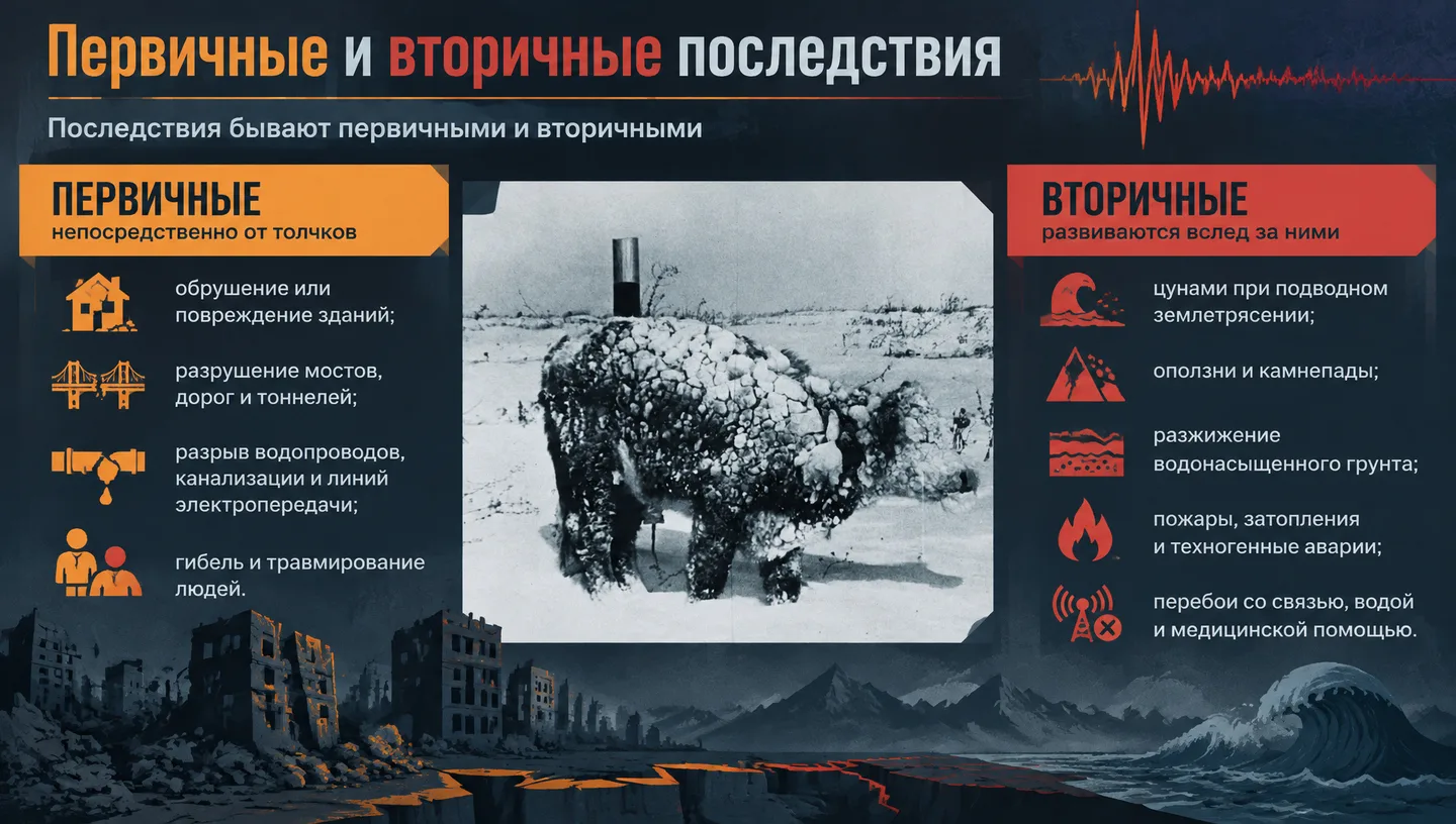Первичные и вторичные последствия