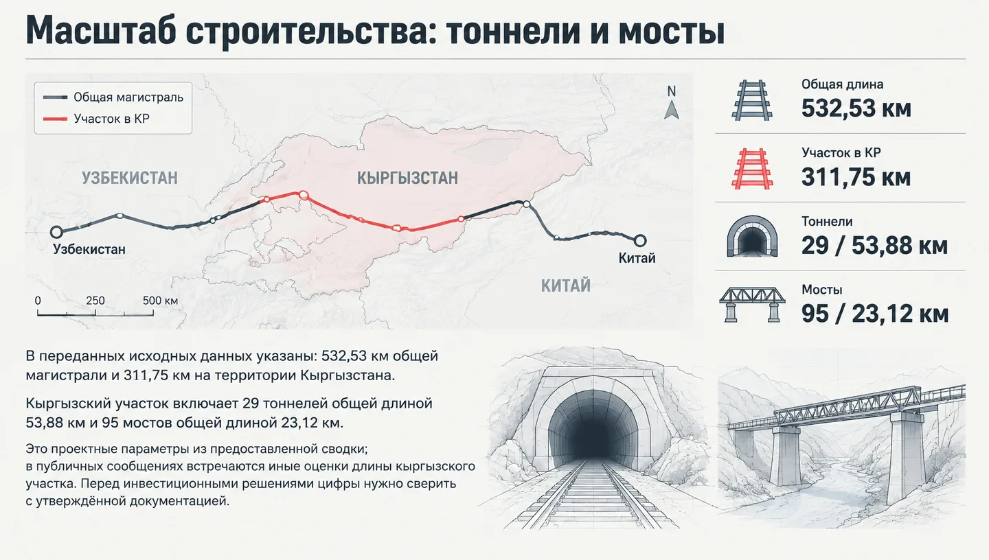 Масштаб строительства: тоннели и мосты