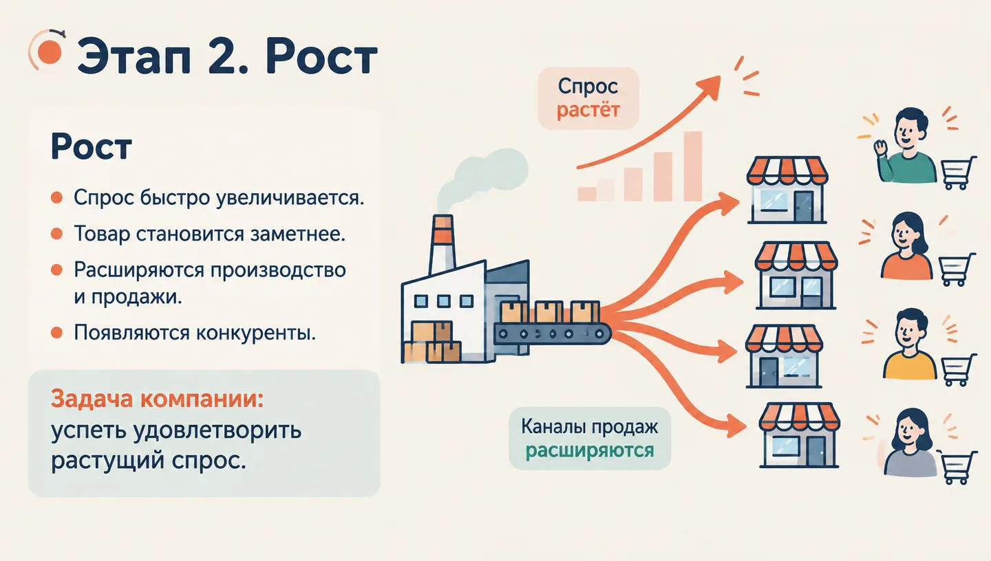 Этап 2. Рост
