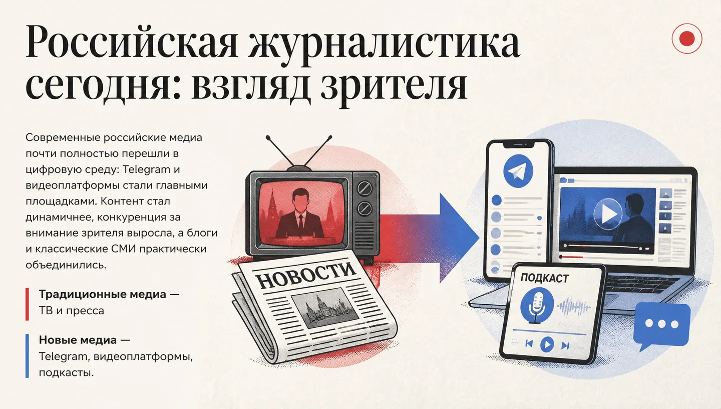Российская журналистика сегодня: взгляд зрителя