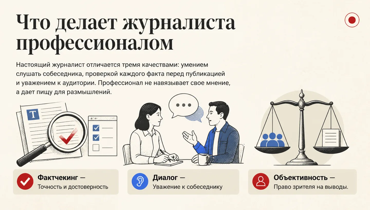 Что делает журналиста профессионалом