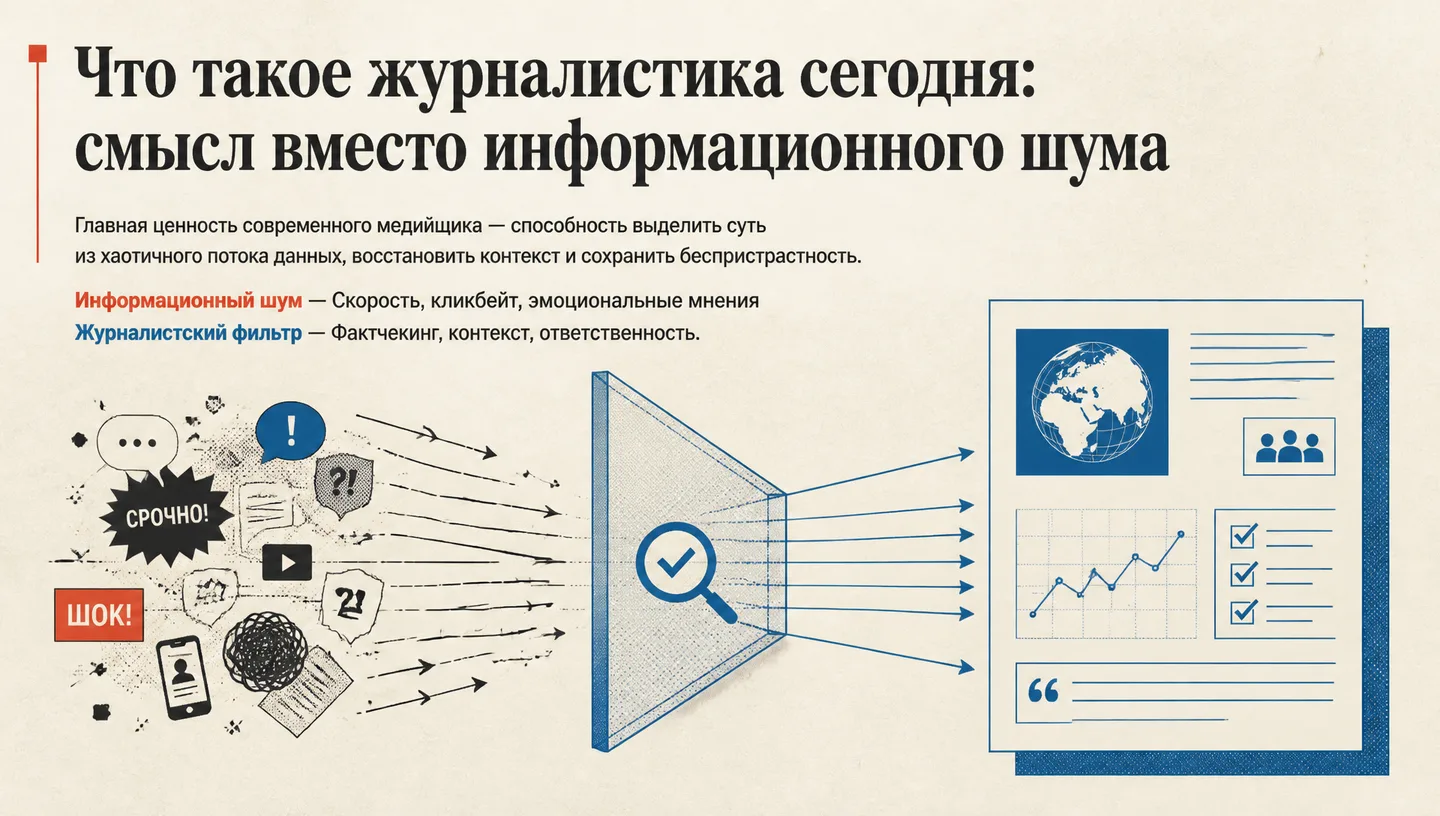 Что такое журналистика сегодня: смысл вместо информационного шума