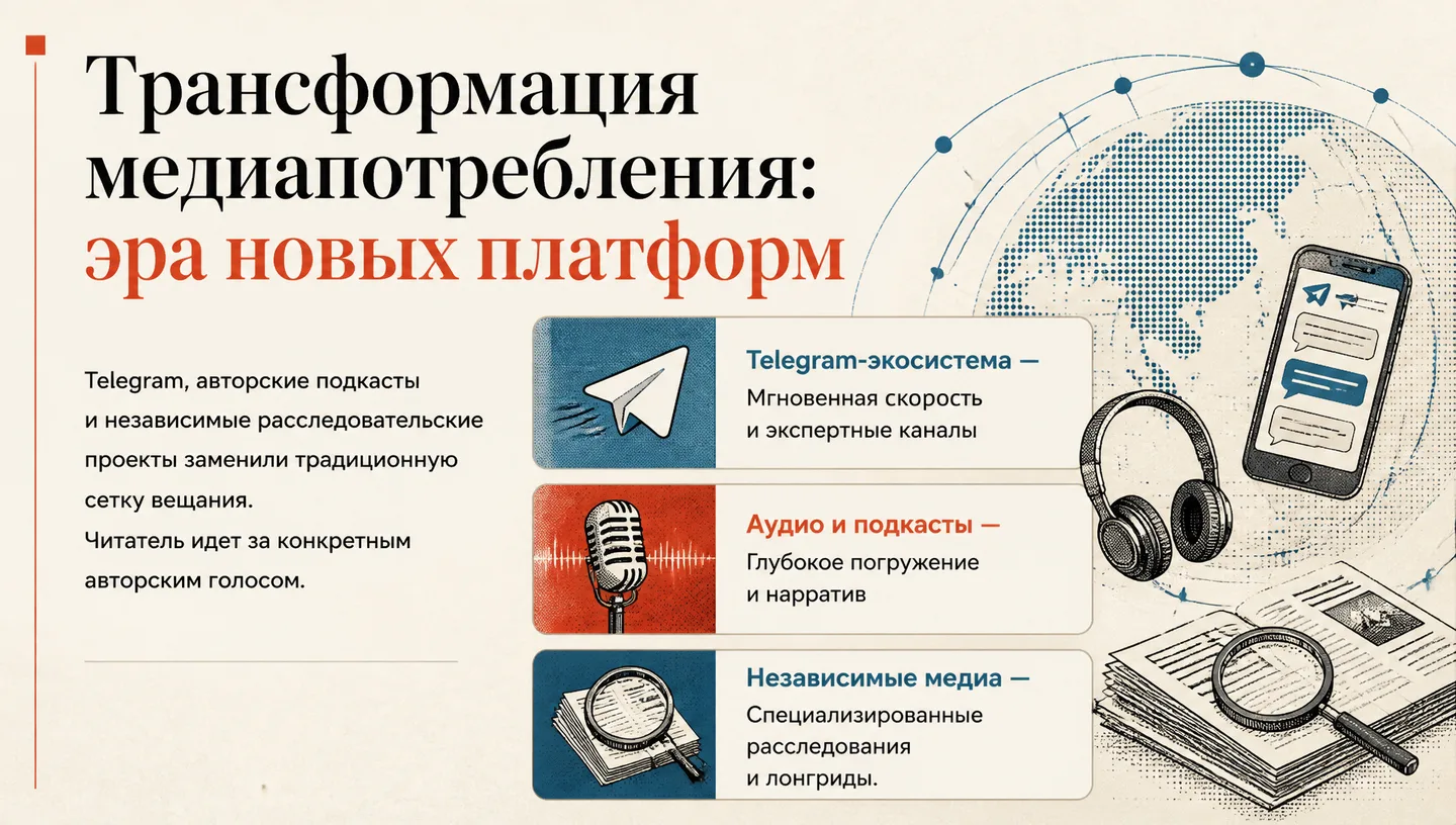 Трансформация медиапотребления: эра новых платформ
