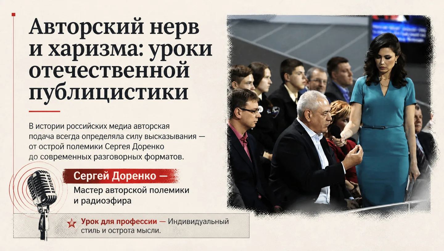 Авторский нерв и харизма: уроки отечественной публицистики