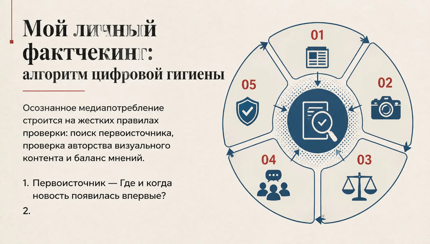 Мой личный фактчекинг: алгоритм цифровой гигиены