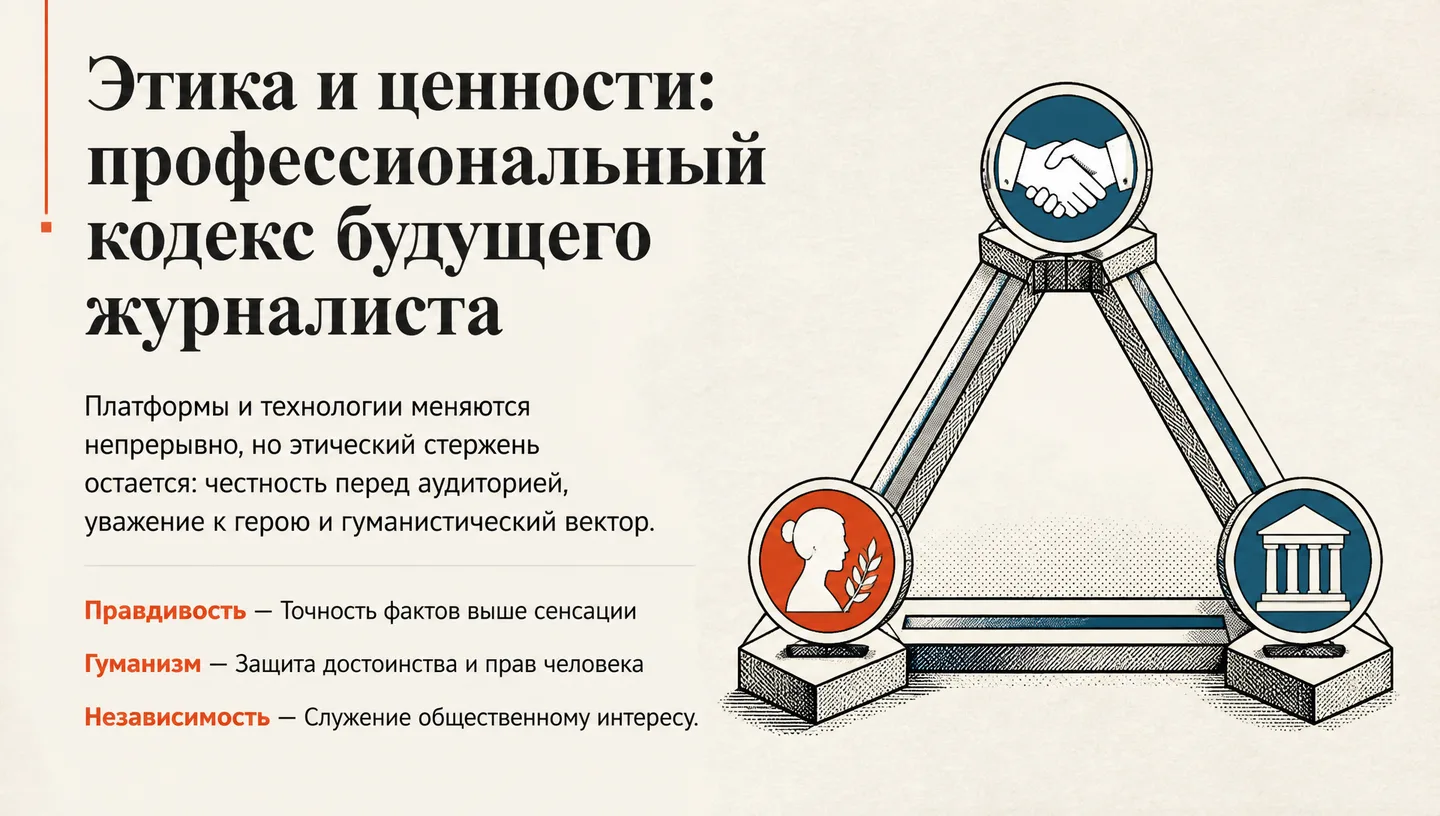 Этика и ценности: профессиональный кодекс будущего журналиста