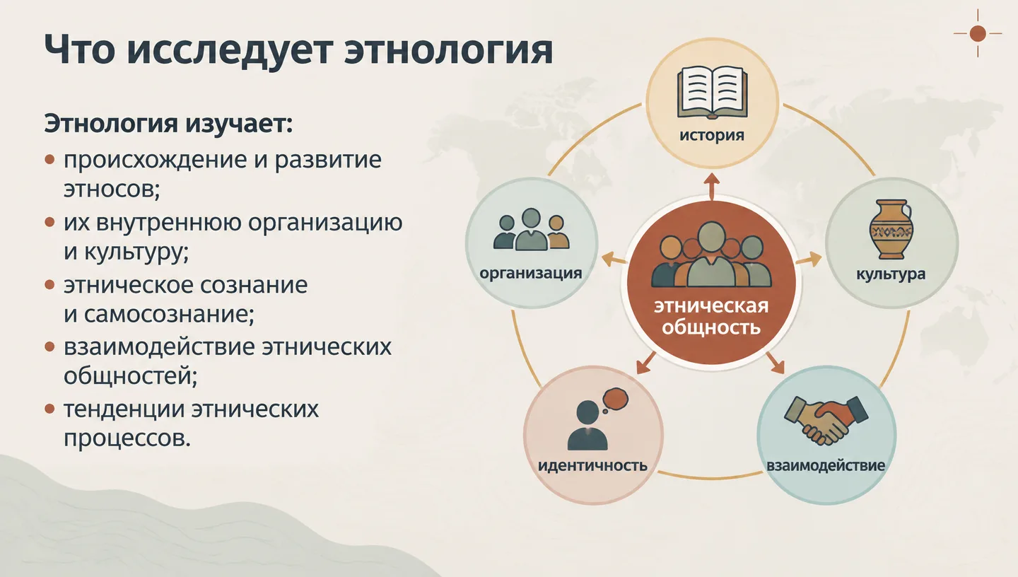 Что исследует этнология