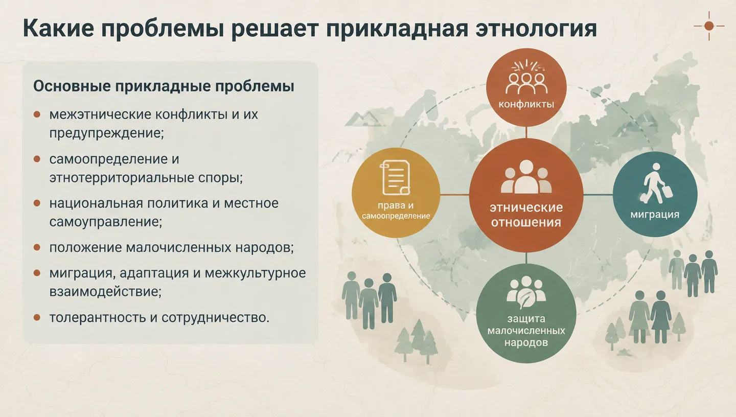 Какие проблемы решает прикладная этнология