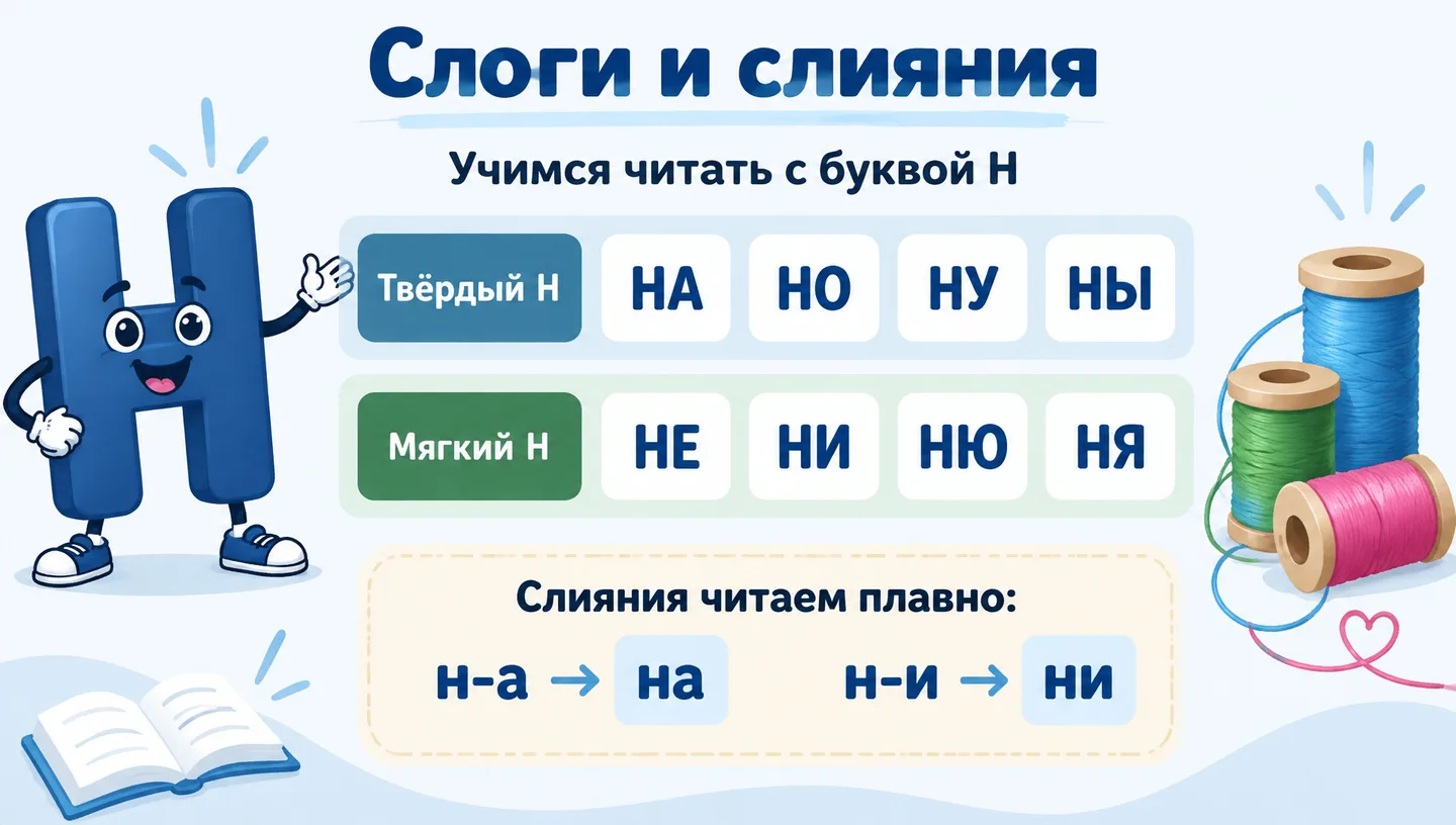 Слоги и слияния