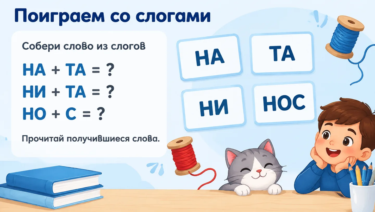 Поиграем со слогами