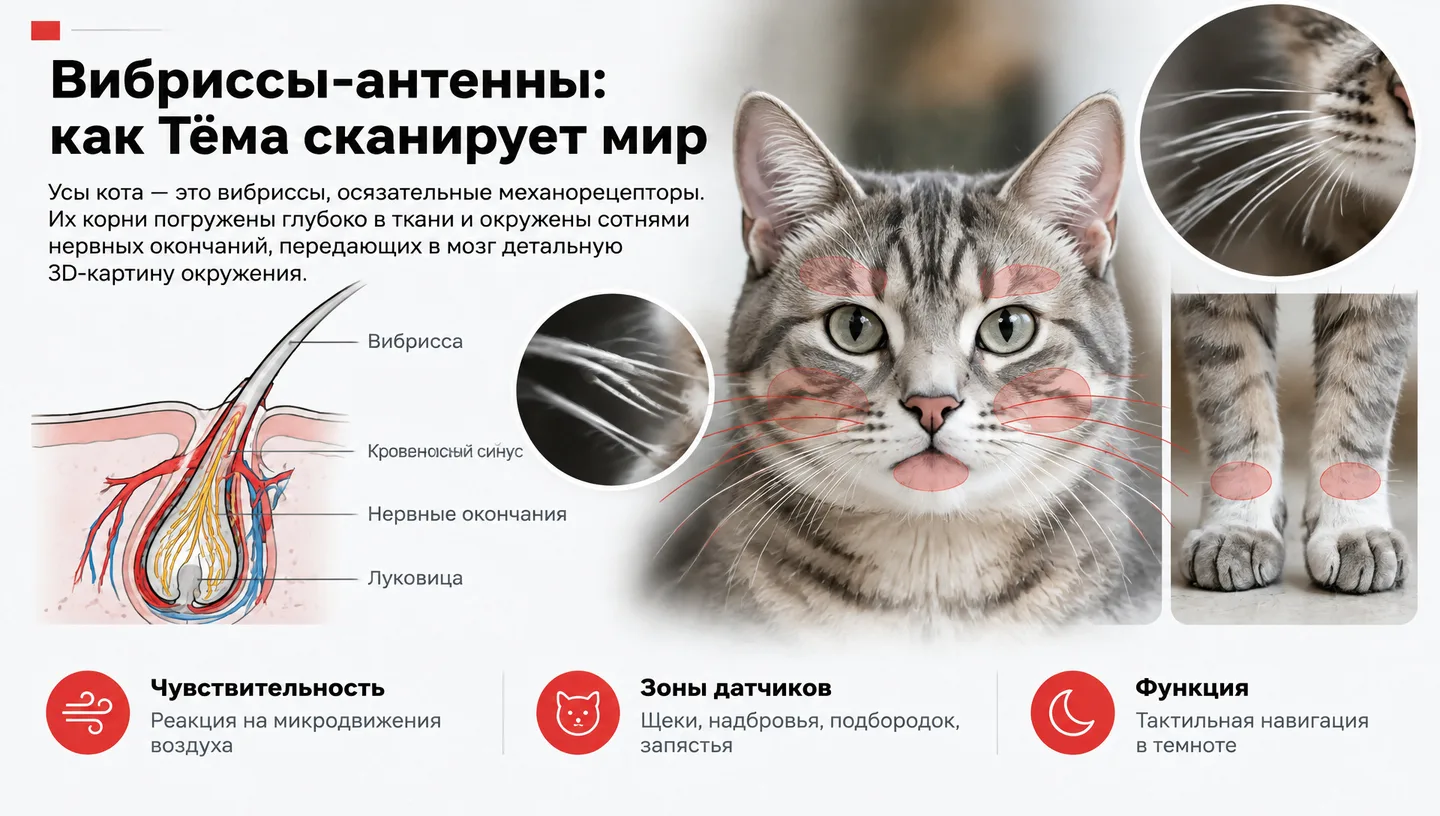 Вибриссы-антенны: как Тёма сканирует мир