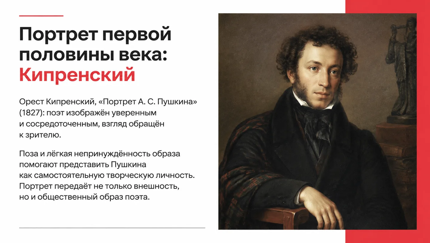 Портрет первой половины века: Кипренский