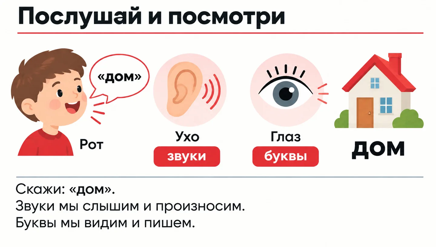 Послушай и посмотри