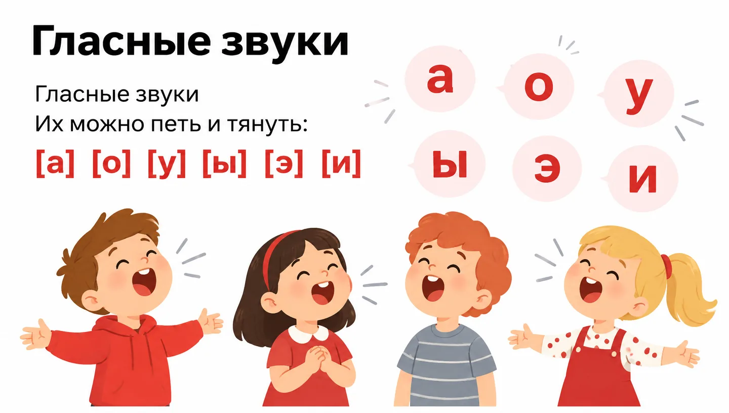Гласные звуки