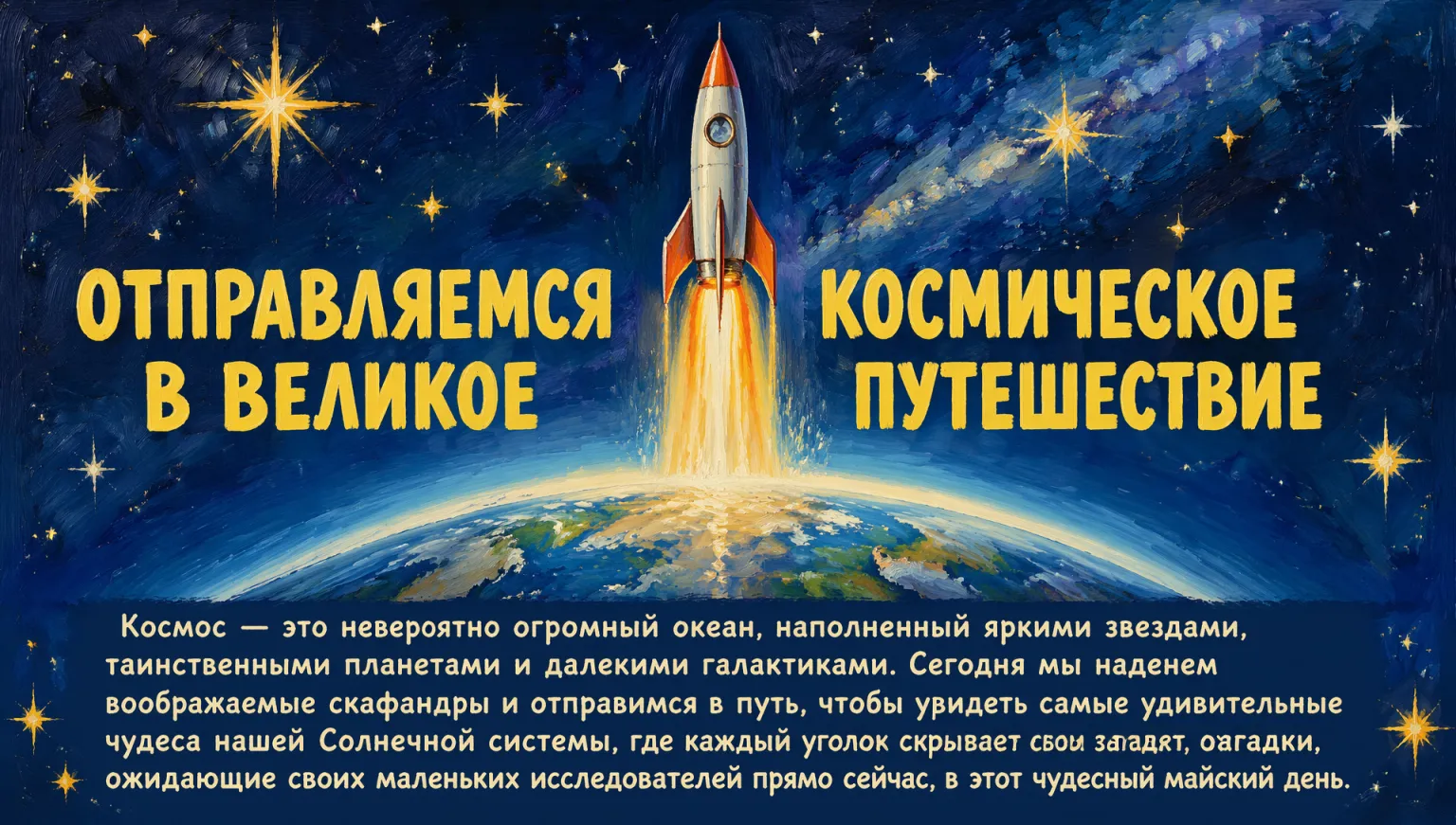 Космос для детей